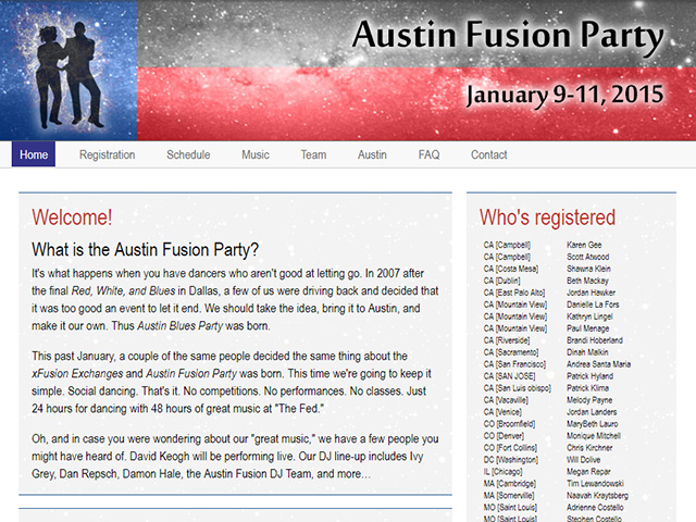 Austin Fusion Party